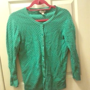 Mint Green Cardigan-Size Medium
